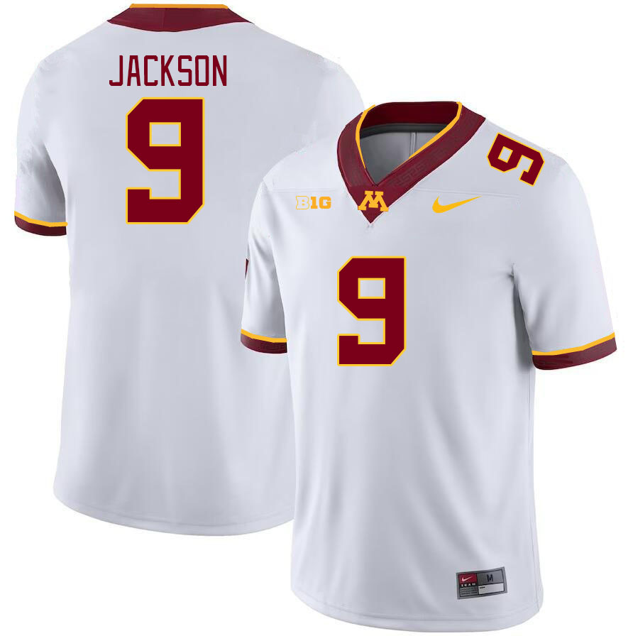 Men #9 Daniel Jackson Minnesota Golden Gophers College Football Jerseys Stitched-White